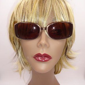 Womens Brown Anne Klein Sunglasses Frames AK5103 K5141/28 53-17-135